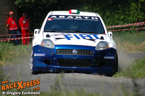 Basso en Alen actief voor Abarth in het IRC 2008